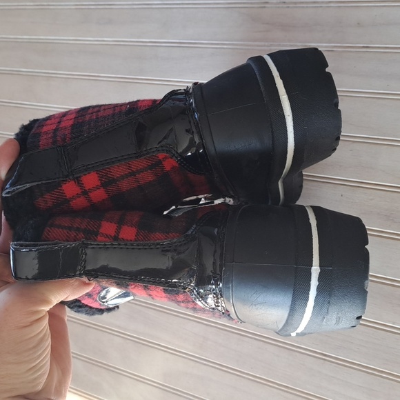 Ozark Trail Sintetico Thinsulate Buffalo Print Winter Insulated Rubber Snow Boot - Picture 3 of 10